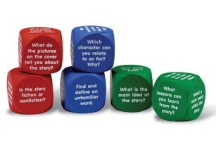 Learning Resources Reading Comprehension Cubes