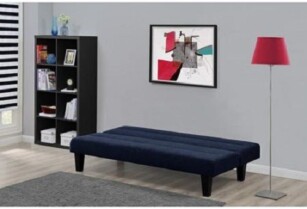 Microfiber Futon Sofa Couch Living Room Furniture