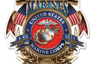 Collectible Marine Corps Decals (12in)